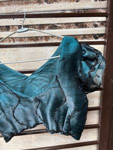 Jimmy Choo Saree Peacock Green