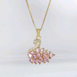 Swan Pendant Necklace