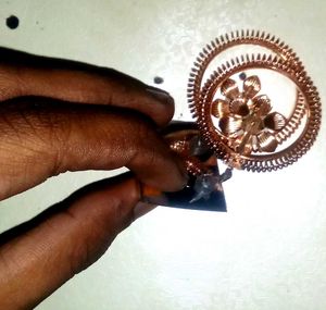 Floral Hoop Earrings