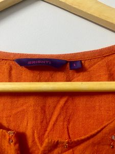 Elegant orange Kurta