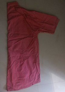 Red Striped Short Sleeve Shirt