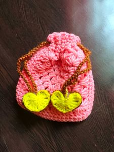 Crochet Sunflower Pouch