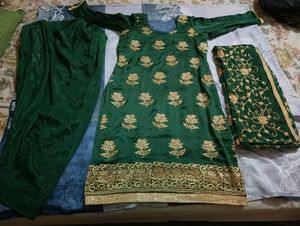 Stitched Silk Suit