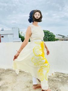 White &amp; Yellow One Pices