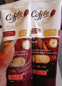 Lord&#39;s Coffee Face Scrub &amp; Pack Duo