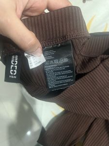 H&amp;M Brown Flared Leggings
