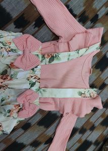 Imported Suspender Set For Baby Girl