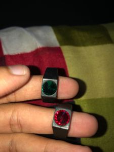 Diamond Ring In Black Colour Combo