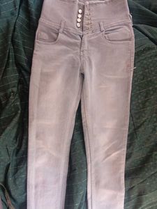 This Is Grey Jeans With Good Quality