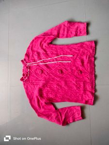 Flower Work Sweater