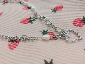 heart pearl necklace