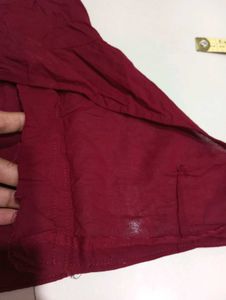 1* Maroon Or Dark Red (Burgundy) Blouse