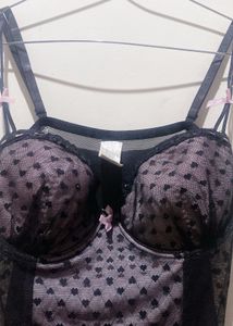 Cute Black Babydoll Lingerie