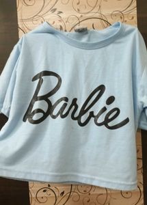 Togs &amp; Terre Printed Barbie Crop Top