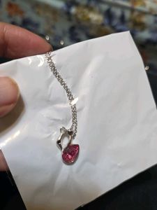 Pink Swan Swarovski Crystal Pendant