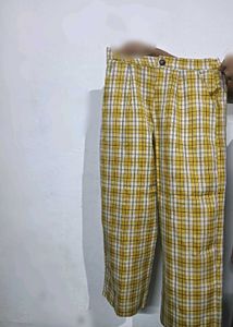 Yellow Striped Trousers