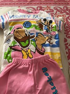 Shorts And T Shirt Set For Girls