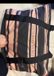 Victoria's Secret Striped Tote Bag
