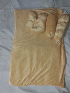 Baby Bed With Pillow And Two Cushions