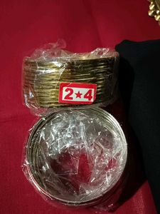 Metal Bangles With 2 Colours