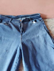 blue baggy pant