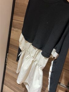 Two-Tone Long Sleeve Top