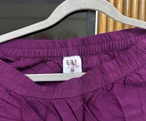 Boutique Made Elegant Purple Alia Style Suit