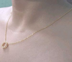 Elegant Circle Pendant Necklace