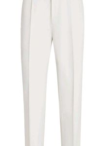 mens white  colour formal pant