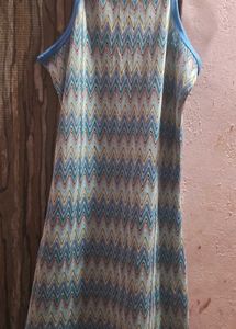 Chevron Knit Mini Dress