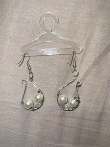 Y2K Bow Heart Drop Earrings