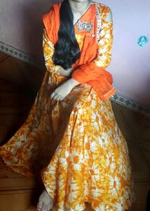 Ethnic Slit Gown