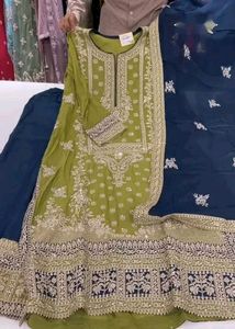 Heavy Foux Georgette Pakistani Suite
