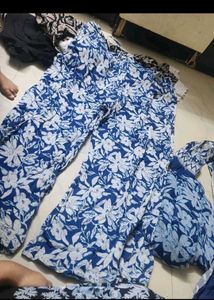 Blue Printed Kurta