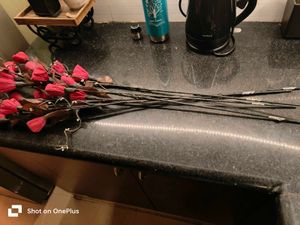 Artificial Red Flower Stems