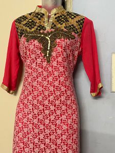 Pintrest Designer Elegant Pink Kurta