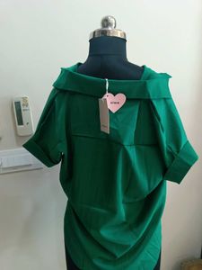 Green Satin Shirt