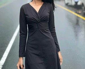 Tokyo Talkies Black Party Wear Dress