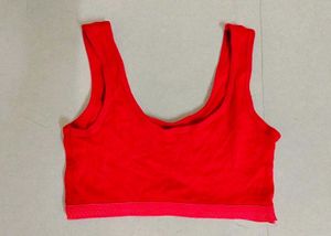 Red And Pink Sports Bra For Girls...