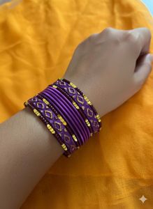 Purple Bangles Set