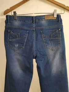 Distressed Denim Jeans