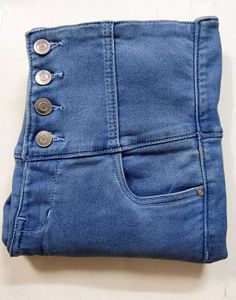 High Waisted Denim Jeans