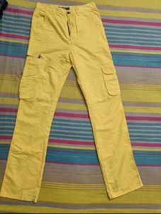 Yellow Cargo Pants