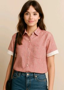 Striped Short Sleeve Shirt