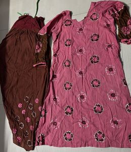 🤎🩷Floral Salwar Suit🤎🩷