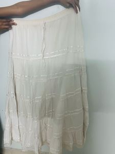 Combo black and white skirt
