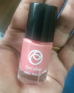 On Colour Nail Polish Peach Pink Shade