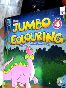 Jumbo Colouring Book Level 4 Half Coloured