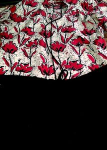 BUMPER DIWALI OFFER Floral Print Short Kurti+Pant