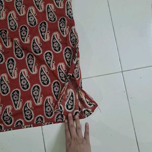Paisley Print Sleeveless Top